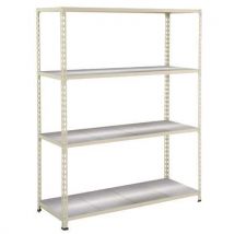 Manutan - Estantería rapid 2 4 baldas metal 1980x1220x455 galvanizado
