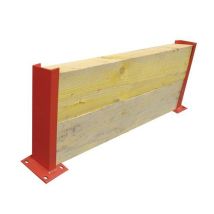 Protección Lateral Doble Cara para Cablerack - Acero 1200mm Haya Anaranjado - Cable Equipements