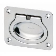 Asa de acero inox. Abatible pa dt agfij:60 mm l:75 - Manutan