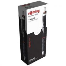 Rotring - Caja de 12 portaminas rotring tikky ii 10 mm cuerpo negro