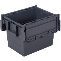 Schoeller Allibert - Caja de transporte integra gris 64l
