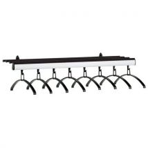 Gardelux by hermeta - Perchero mural allure n° colg:8 col:negro