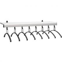 Gardelux by hermeta - Perchero mural allure n° colg:8 col:plata