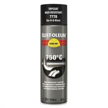 Rust-Oleum - Pintura de alta temperatura en aerosol hard hat - negro - 500 ml