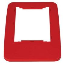 Probbax - Marco de la tapa rojo para contenedores de 60 l y 80 l