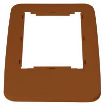 Probbax - Marco de la tapa marrón para contenedores de 60 l y 80 l