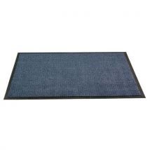 Floortex - Alfombra de entrada interior 90 x 150 cm azul