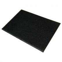 Floortex - Alfombra de entrada exterior twistermat 60 x 90 cm negro