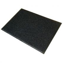 Floortex - Alfombra de entrada exterior twistermat 120 x 180 cm negro