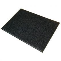 Floortex - Alfombra de entrada exterior twistermat 90 x 150 cm negro