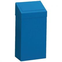 Kovona - Cubo de basura metálico 50l - azul