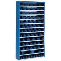 Manutan Expert - Armario compartimentos azul prof: 40 cm al. : 198 cm