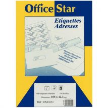 Office star - Sierra de mano con capacidad l. 380 mm en display de 4 piezas