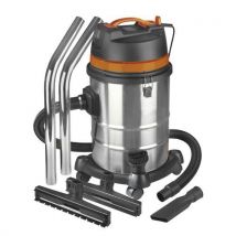Aspirador de agua y polvo 40 l - 1200 vatios - Manutan
