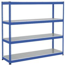 Manutan - Estantería rapid 1 metal 1980x2440x610 azul
