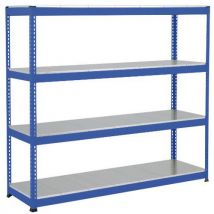 Manutan - Estantería rapid 1 metal 1980x2440x915 azul