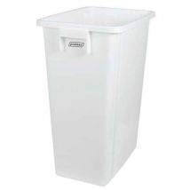 Probbax - Colector de recogida selectiva sin tapa 60 l blanco