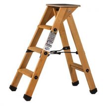 Centaure - Escabel profesional de madera con plataforma - 3 peldaños + soporte