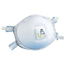 3M - Mascarilla FFP2S 9925 con Válvula - Caja 10 Unidades - Protección Soldadura Polvo y Olores