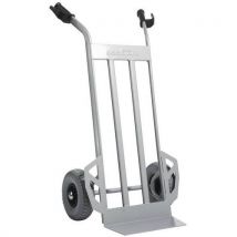 Matador - Carretilla de acero - pala fija - ruedas a prueba de pinchazos - capacidad 350 kg