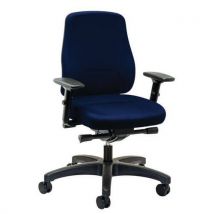 Interstuhl - Silla de oficina younico 2406 azul oscuro