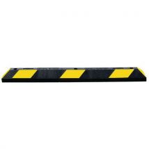 Checkers - Tope de estacionamiento park-it 120x15 cm negro/amarillo