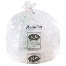 Manutan - Lote de 500 bolsas de basura transparentes 2 transparents