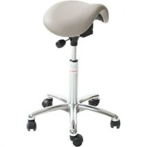 Global Professional Seating - Taburete mini easyseat-polipiel-alto-gris