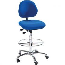 Global Professional Seating - Silla de taller aktiv-tejido-alta-azul