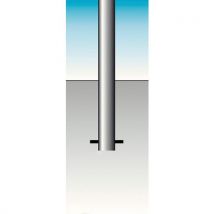 Croso - Poste viario inox ø 76 mm a empot er