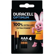 Duracell - 4 pilas aaa duracell optimum