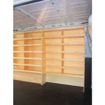 Muebles izquierdos - Equipamiento modular para furgonetas L1H1 - 5 baldas - Álamo - Renault Opel Fiat