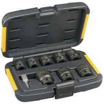 Dewalt - Estuche de 9 vasos de impacto