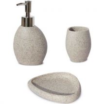 Arvix - Juego de 3 piezas para colocar - beige - arvix