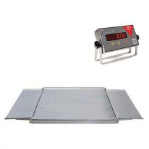 B3C - Plataforma de pesaje inox 1250 x 1250 mm 1500 kg/500 g