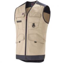 Lafont - Chaleco de trabajo trowel beige/negro t0