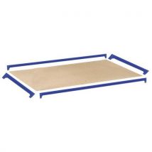 Manutan Expert - Nivel adicional aglomerado liso epoxy azul 1220 x 455 rapid 2