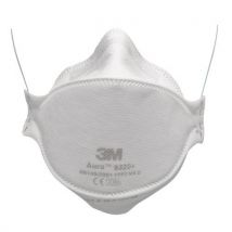 3M - Mascarilla respiratoria desech con válvula:no uso:polvo y va
