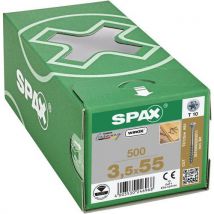 Spax - Tornillo de cabeza avellanada para suelos t-star plus 35x55