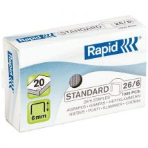 Rapid - Lote de 1000 grapas 26/6