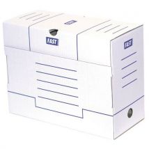 Fast - Caja para archivos blanca alt ott: 25 cm col: blanco