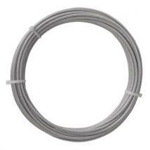 Godet - Cable de acero + pvc ø 5/7 mm en corona de 12