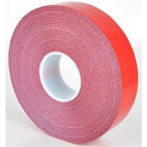 Wattelez - Banda de señalización adhesiva brillante - 50 mm - roja