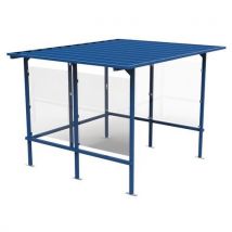Abri Plus - Marquesina fumadores beaufortain 305x244 azul genciana