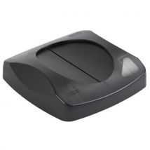 Rubbermaid - Tapa para cubo de basura cuadrado de plástico de 87 l