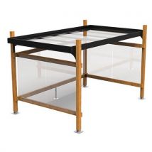 Abri Plus - Marquesina bicicletas naturelli 75x25 negro intenso