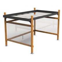 Abri Plus - Marquesina bicicletas naturelli 75x25 gris antracita