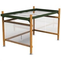 Marquesina bicicletas naturelli 4x25 verde pino - Manutan