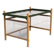 Abri Plus - Marquesina bicicletas naturelli 75x25 verde pino