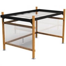 Marquesina bicicletas naturelli 4x25 negro intenso - Manutan
